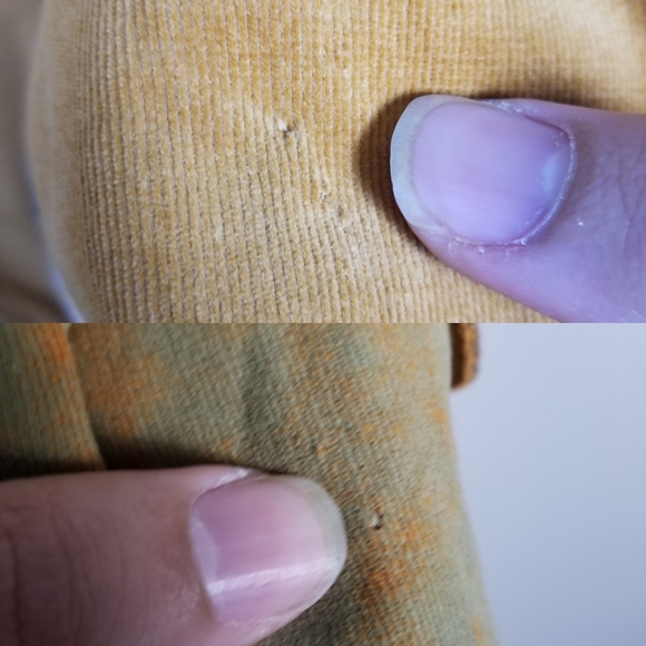 Vintage 90s Y2K Alain Weiz Sport Printed Double-breasted Corduroy Jacket Sz 18 - Picture 15 of 15